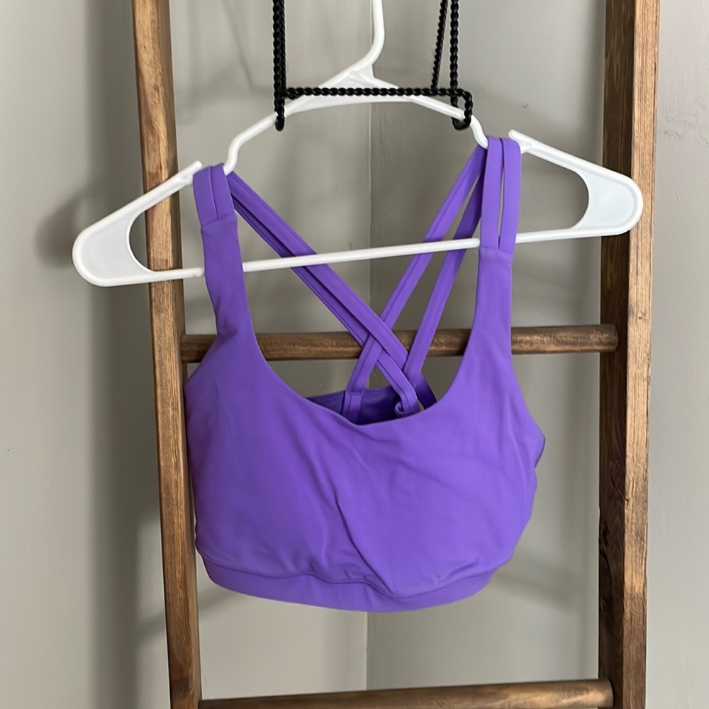 Bright purple Lululemon energy sports bra!!!